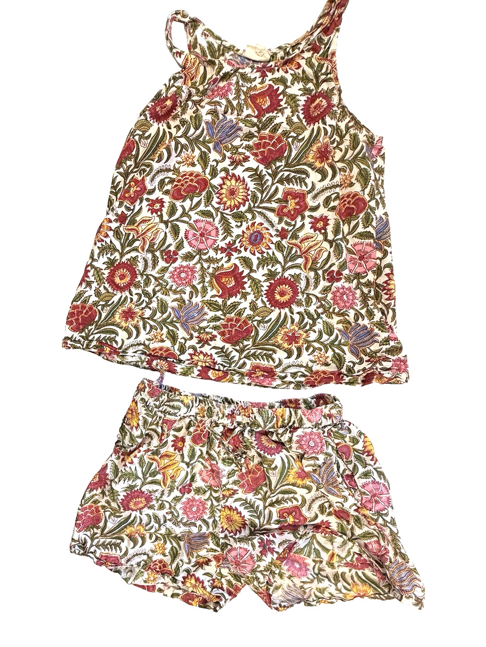 Anohki Pajamas small floral Cottagecore Granny Boho